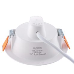 Đèn led downlight âm trần 6W tăng phô tích hợp trong thân đèn - 3 chế độ màu - khoét lỗ 90mm DLEL-6/3C MPE