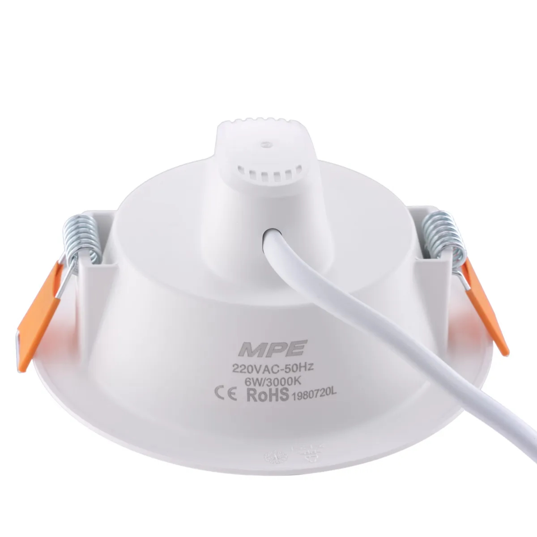 Đèn led downlight âm trần 6W tăng phô tích hợp trong thân đèn - 3 chế độ màu - khoét lỗ 90mm DLEL-6/3C MPE