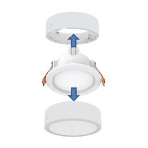 phụ kiện khung lắp nổi downlight SRDLE-18 MPE