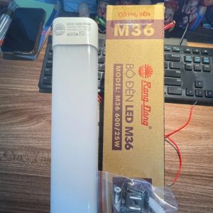 Bộ đèn LED bán nguyệt 25W 600mm ánh sáng trắng M36 600/25W 6500K Rạng Đông