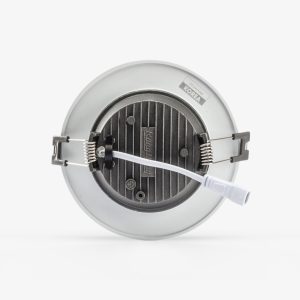 Đèn LED Downlight âm trần 10W lỗ khoét 110mm viền vàng đổi màu  AT10 110/10W (G) Rạng Đông