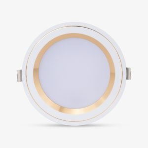 Đèn LED Downlight âm trần 10W viền vàng lỗ khoét 110mm đổi màu AT26 110/10W (G) Rạng Đông