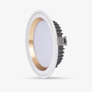  Đèn LED Downlight âm trần 10W viền vàng lỗ khoét 90mm đổi màu AT48 90/10W (G) Rạng Đông