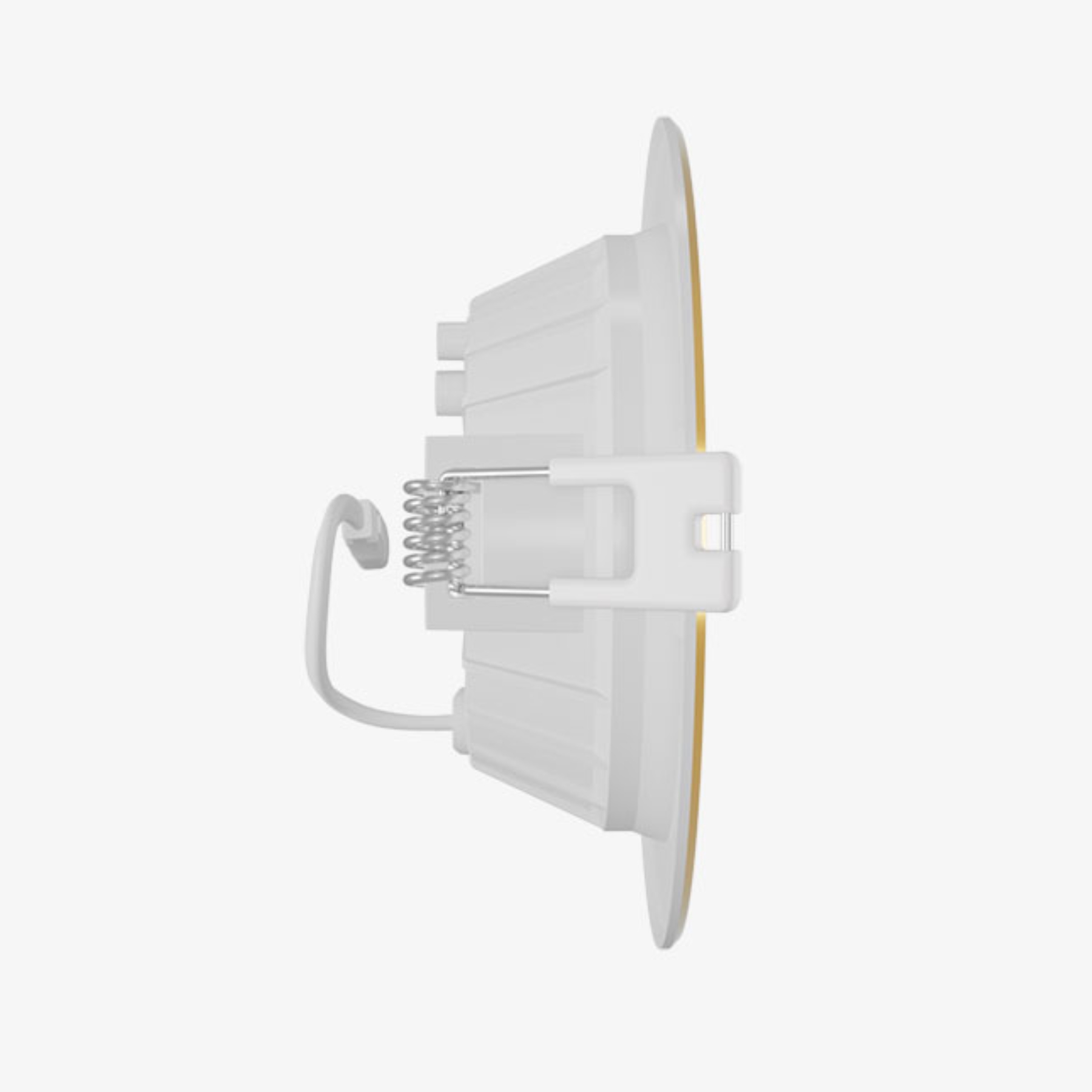Đèn LED Downlight âm trần 10W viền vàng lỗ khoét 90mm đổi màu AT56 90/10W (G) Rạng Đông