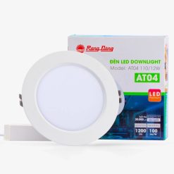 Đèn LED Downlight âm trần 12W lỗ khoét 110mm ánh sáng trắng AT04 110/12W 6500K Rạng Đông