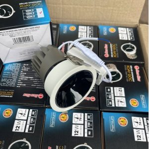 Đèn LED Downlight âm trần 12W lỗ khoét 76mm ánh sáng trung tính AT39 76/12W 4000K Rạng Đông