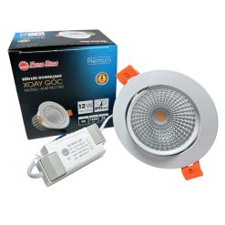 Đèn LED Downlight âm trần 12W lỗ khoét 95mm ánh sáng trung tính AT40 95/12W 4000K Rạng Đông