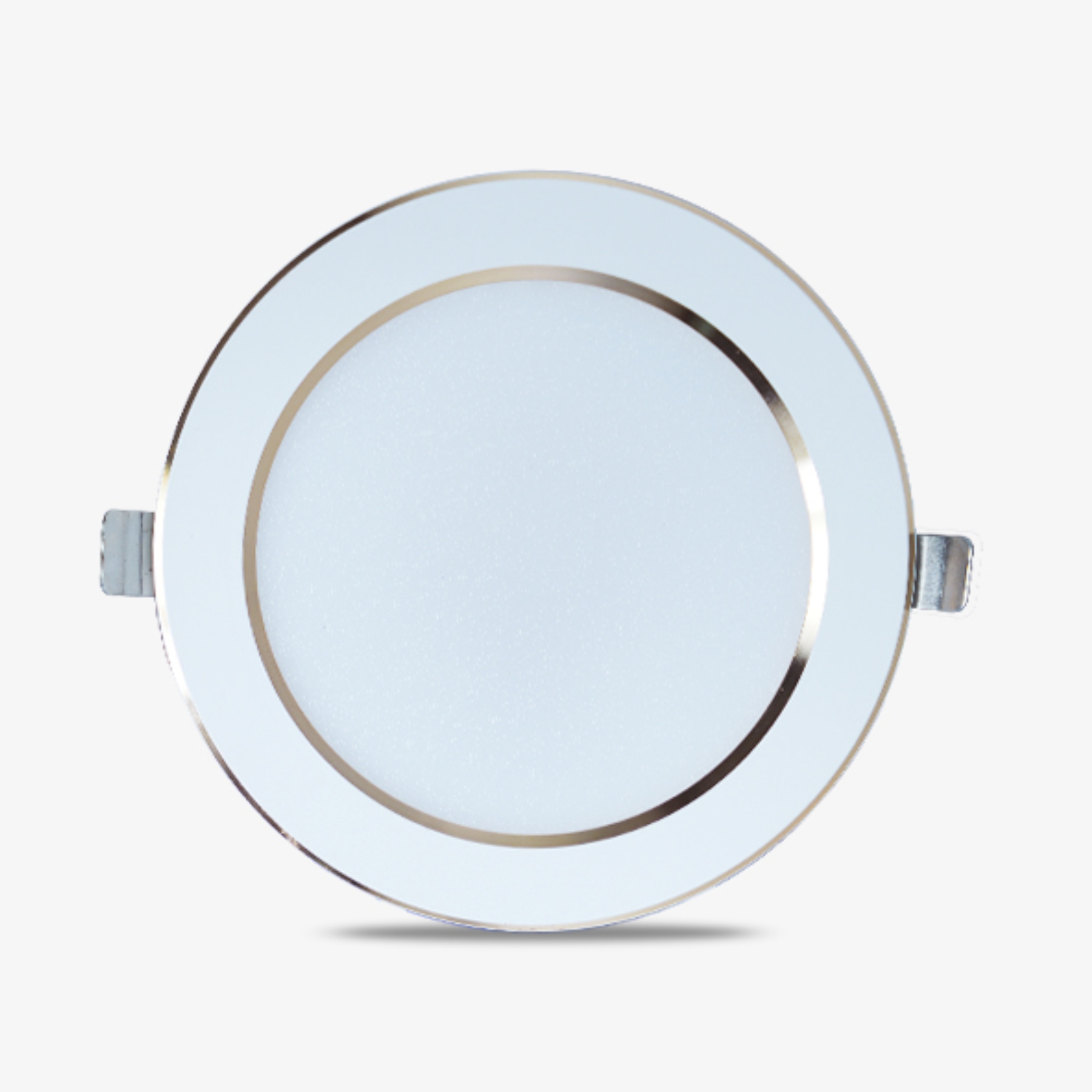 Đèn LED Downlight âm trần 12W viền vàng lỗ khoét 110mm ánh sáng trắng AT58 110/12W 6500K (G) Rạng Đông