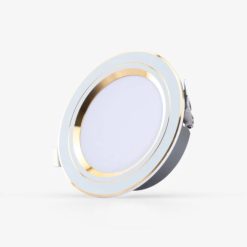 Đèn LED Downlight âm trần 12W viền vàng lỗ khoét 110mm đổi màu AT20 110/12W (G) Rạng Đông