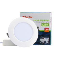 Đèn LED Downlight âm trần 7W lỗ khoét 90mm ánh sáng trung tính AT04 90/7W 4000K Rạng Đông