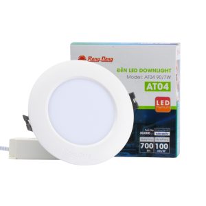 Đèn LED Downlight âm trần 7W lỗ khoét 90mm ánh sáng trung tính AT04 90/7W 4000K Rạng Đông