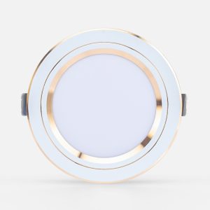 Đèn LED Downlight âm trần 8W viền vàng đổi màu AT46 90/8W (G) Rạng Đông