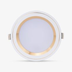 Đèn LED Downlight âm trần 8W viền vàng lỗ khoét 90mm đổi màu AT26 90/8W (G) Rạng Đông
