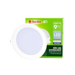Đèn LED Downlight âm trần 9W ánh sáng trắng AT06.V2 110/9W 6500K Rạng Đông