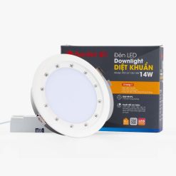 Đèn LED Downlight âm trần diệt khuẩn 14W ánh sáng trắng AT21.UV 135/14W 6500K Rạng Đông