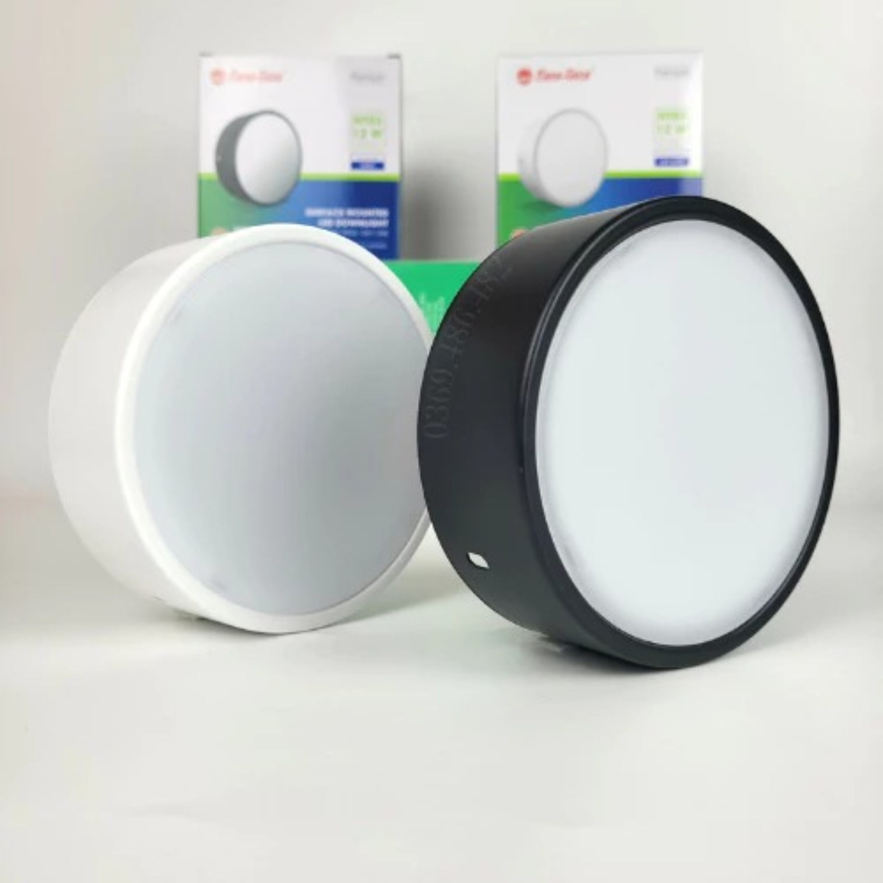 Đèn LED Downlight nổi trần 10W màu trắng đổi màu NT03 120/10W (Trắng) Rạng Đông