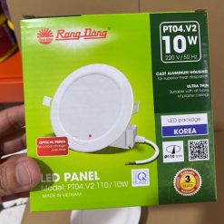 Đèn LED Panel âm trần 10W lỗ khoét 110mm ánh sáng trắng PT04.V2 110/10W 6500K Rạng Đông