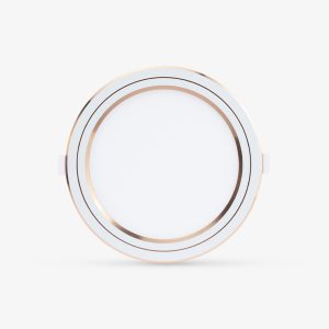 Đèn LED Panel âm trần 10W lỗ khoét 110mm viền vàng ánh sáng trắng PT05 110/10W 6500K (G) Rạng Đông