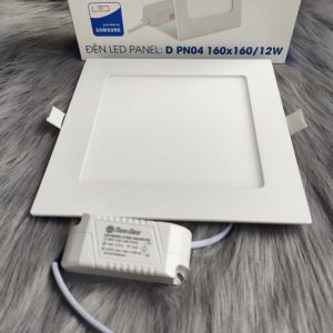 Đèn LED Panel âm trần 12W hình vuông ánh sáng trắng PN04 160x160/12W 6500K Rạng Đông