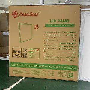Đèn LED Panel âm trần hình vuông 50W ánh sáng vàng P08 600x600/50W 3000K Rạng Đông