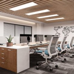 Đèn LED Panel chống chói chữ nhật 50W ánh sáng trắng P06.UGR19 300x1200/50W 6500K Rạng Đông