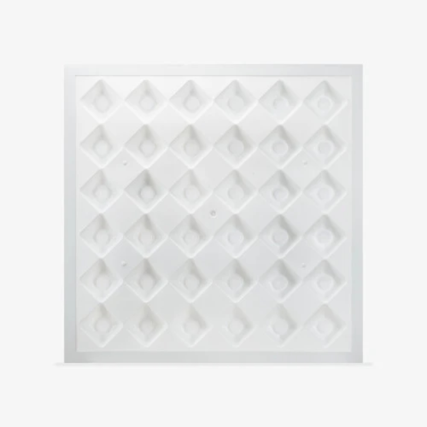 Đèn LED Panel chống chói tản nhiệt vuông 50W ánh sáng trắng P06.UGR19.T 600x600/50W 6500K Rạng Đông