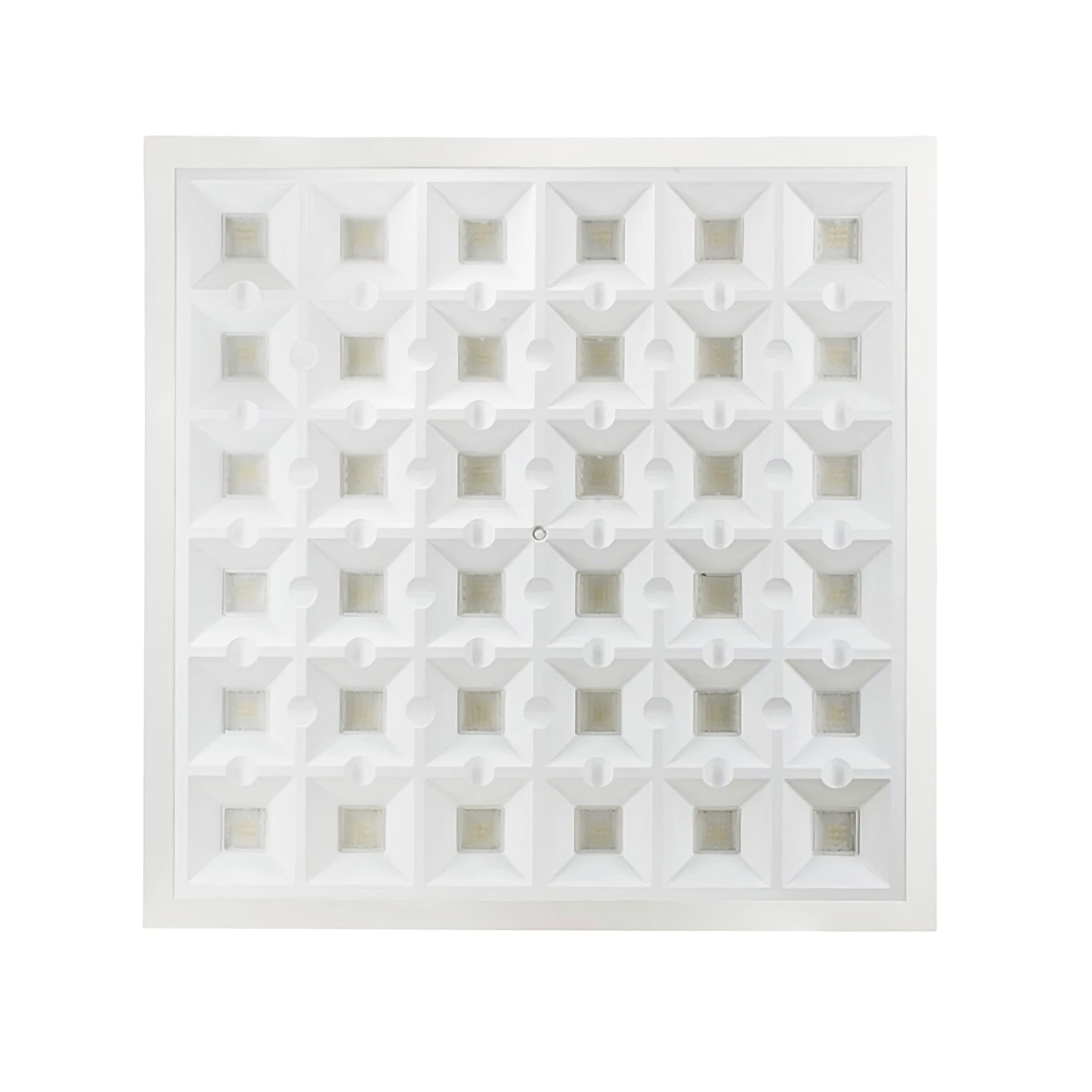 Đèn LED Panel chống chói tản nhiệt vuông 50W ánh sáng trắng P06.UGR19.V 600x600/50W 6500K Rạng Đông
