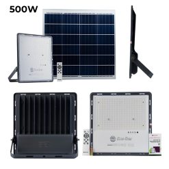 Đèn LED chiếu pha năng lượng mặt trời cảm biến 500W Ánh sáng trắng - Model : CP03.SL.RAD 500W.V2 6500K Rạng Đông