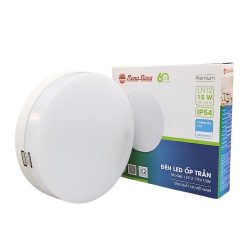 Đèn LED ốp trần đế nhôm 15W ánh sáng trắng LN12 170/15W 6500K Rạng Đông