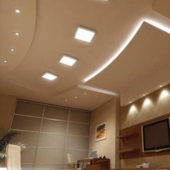 Đèn LED ốp trần đế nhôm 15W ánh sáng trắng LN08 170x170/15W 6500K Rạng Đông