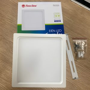 Đèn LED ốp trần đế nhôm 15W ánh sáng trắng LN08 170x170/15W 6500K Rạng Đông