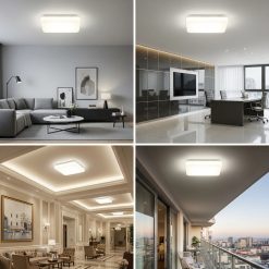 Đèn LED ốp trần đế nhôm vuông 30W ánh sáng trắng LN12 300x300/30W 6500K Rạng Đông
