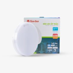 Đèn LED ốp trần đế nhựa 18W ánh sáng trắng LN12N 220/18W 6500K Rạng Đông