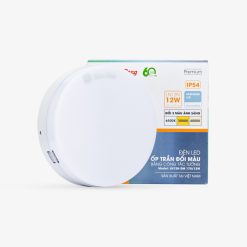 Đèn LED ốp trần đổi màu 12W đế nhựa LN12N 170/12W Rạng Đông