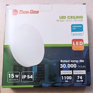 Đèn LED ốp trần đổi màu 15W đế nhôm LN12 170/15W Rạng Đông