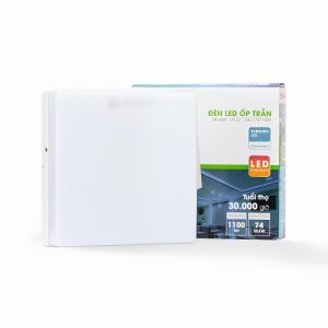 Đèn LED ốp trần đổi màu 15W đế nhôm hình vuông LN12 170x170/15W Rạng Đông