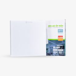 Đèn LED ốp trần đổi màu 24W đế nhựa hình vuông LN12N 300x300/24W Rạng Đông