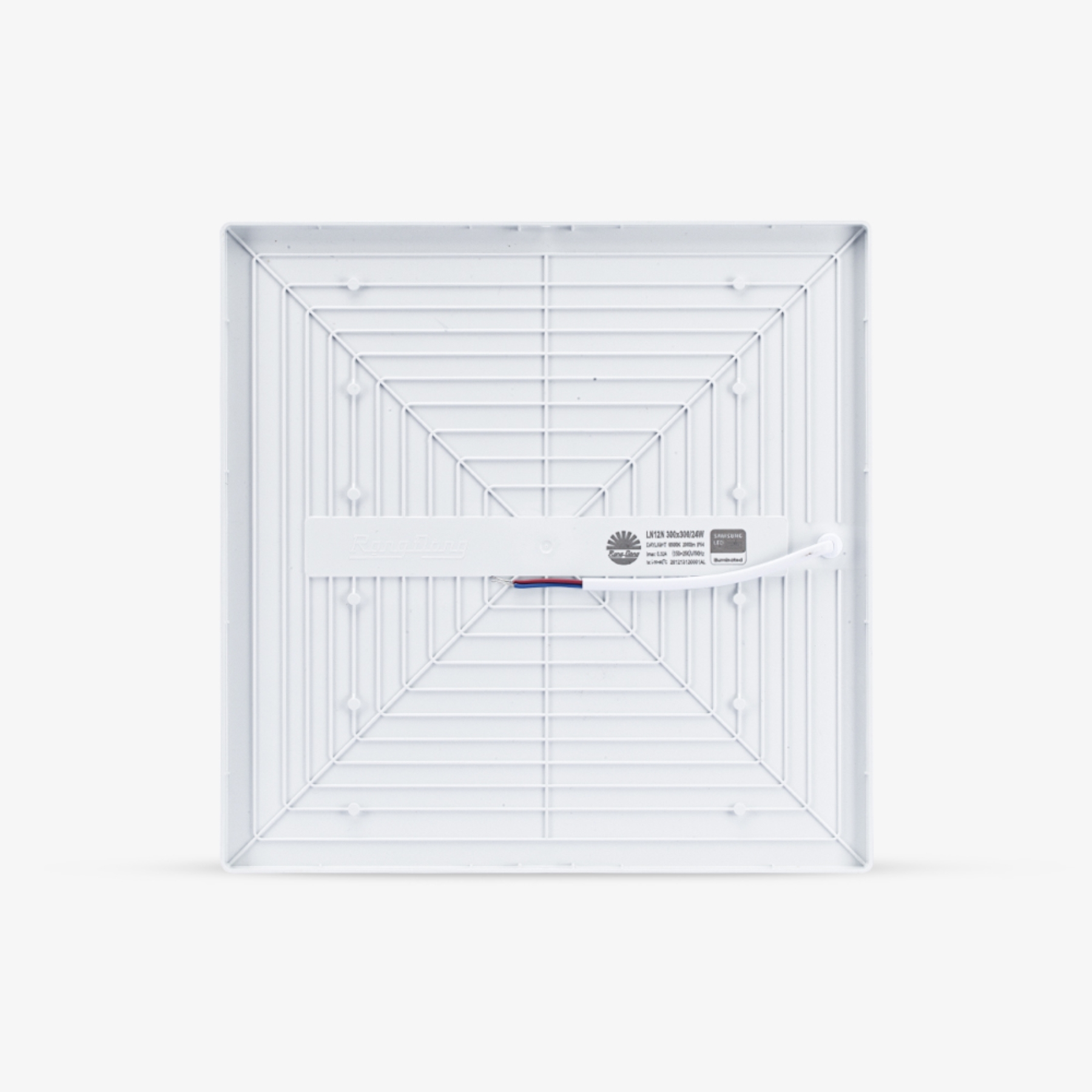 Đèn LED ốp trần đổi màu 24W đế nhựa hình vuông LN12N 300x300/24W Rạng Đông