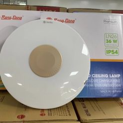 Đèn LED ốp trần nhựa 36W đổi màu LN26 360/36W Rạng Đông