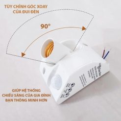 Đui đèn cảm biến 300W đui E27 - ĐCB01.PIR E27/300W Rạng Đông