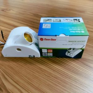 Đui đèn cảm biến 300W đui E27 - ĐCB01.PIR E27/300W Rạng Đông