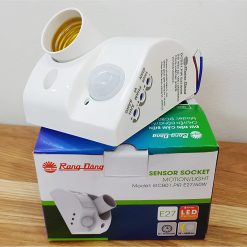 Đui đèn cảm biến 300W đui E27 - ĐCB01.PIR E27/300W Rạng Đông