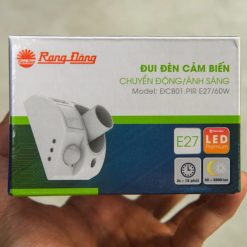 Đui đèn cảm biến 300W đui E27 - ĐCB01.PIR E27/300W Rạng Đông