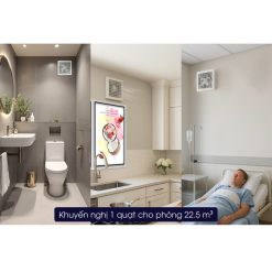 Quạt hút gắn tường 1 chiều QHGT01.1C 200x200 Rạng Đông