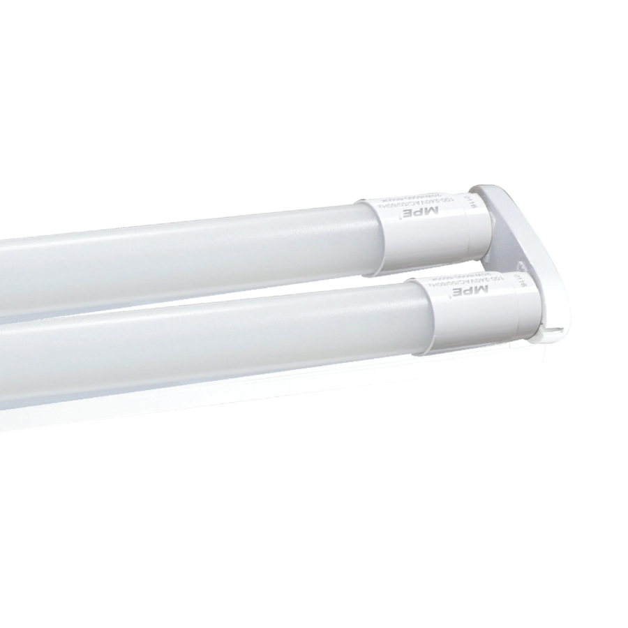 Bộ máng LED Tube thuỷ tinh 2x18W 1m2 ánh sáng trắng mã mới MGT8-220T MPE