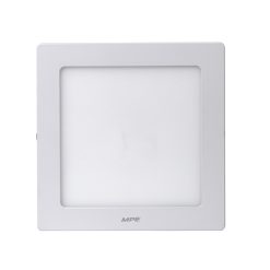 Đèn LED Panel ốp nổi nhôm mặt vuông 12W ánh sáng vàng SSPL-12V MPE