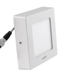 Đèn LED Panel ốp nổi nhôm mặt vuông 6W ánh sáng trắng SSPL-6T MPE