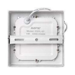 Đèn LED Panel ốp nổi nhôm mặt vuông 6W ánh sáng trắng SSPL-6T MPE