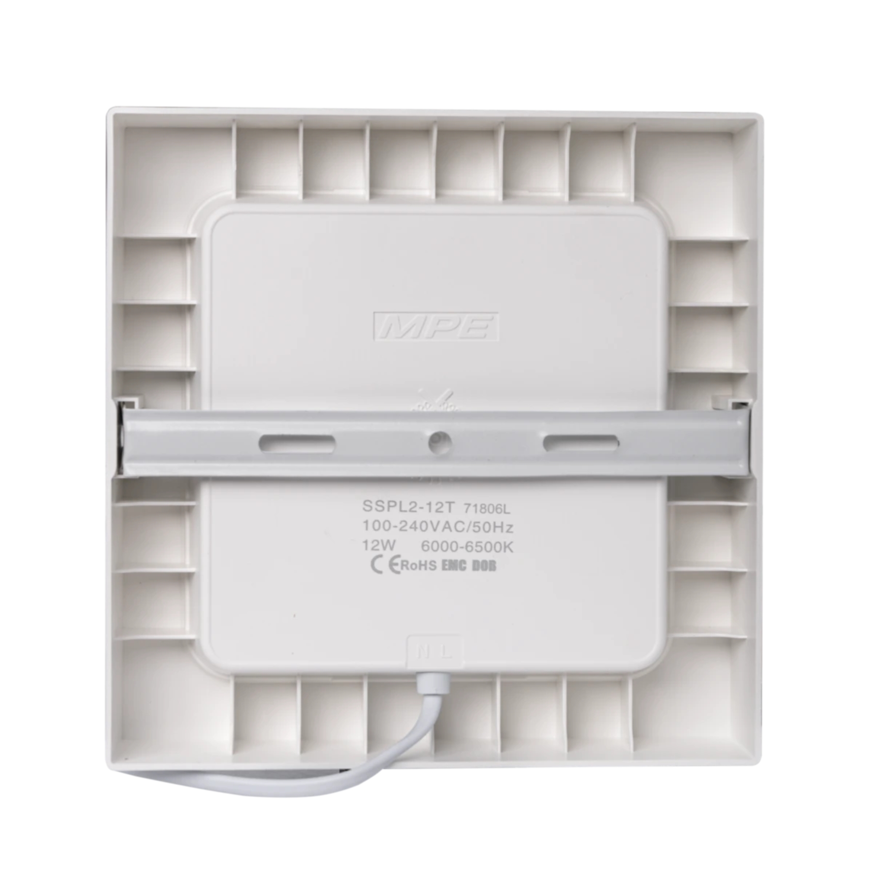 Đèn LED Panel ốp nổi nhựa mặt vuông 12W đổi màu SSPL2-12/3C MPE