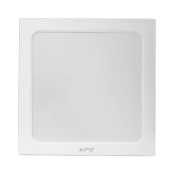 Đèn LED Panel ốp nổi nhựa mặt vuông 18W ánh sáng vàng SSPL2-18V MPE